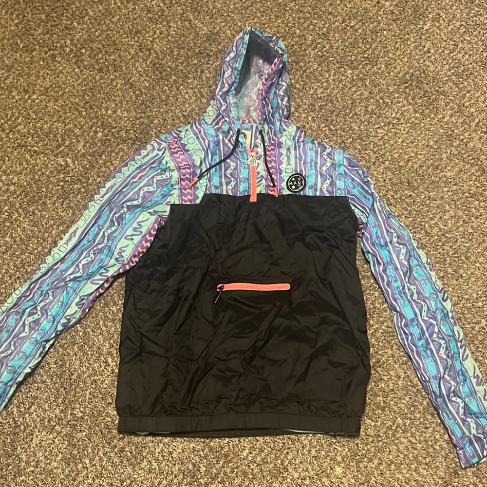 Colorful Pattern Windbreaker